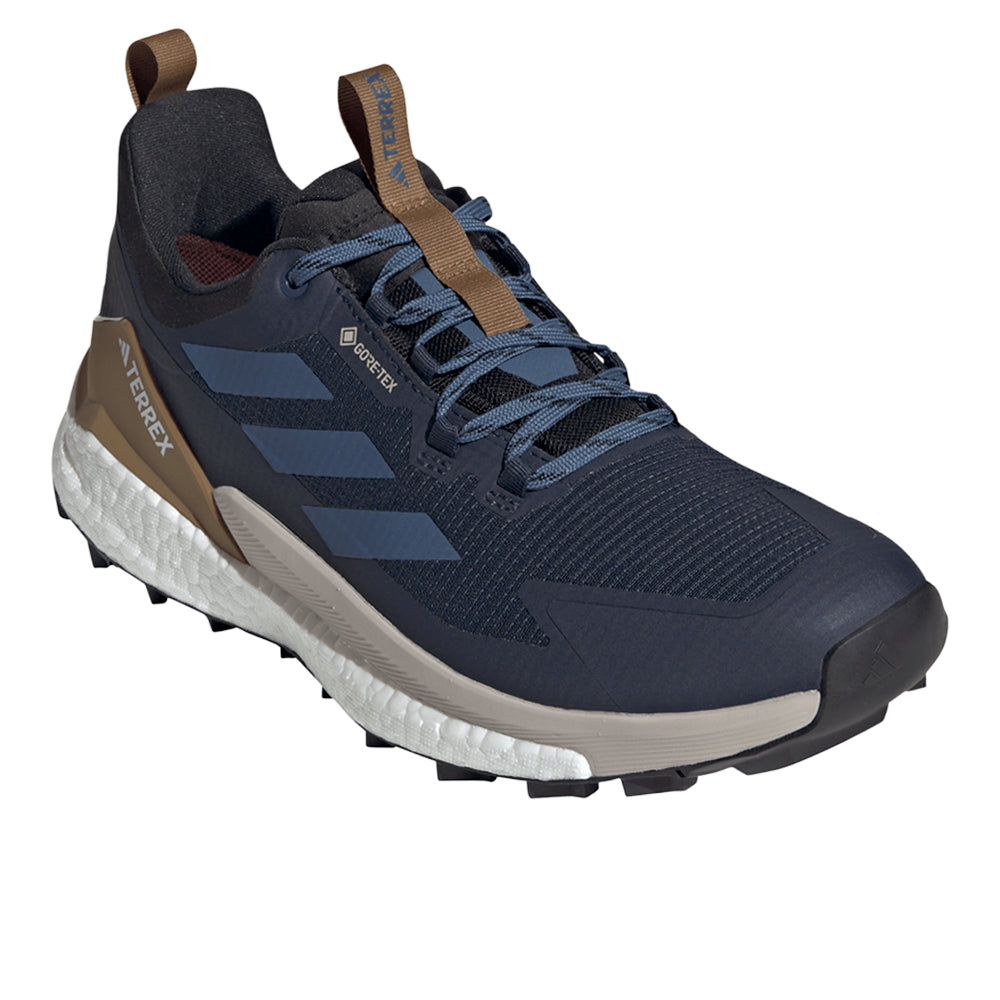 Shop Black, Blue Mens Terrex Free Hiker 2.0 Low GORE-TEX Hiking