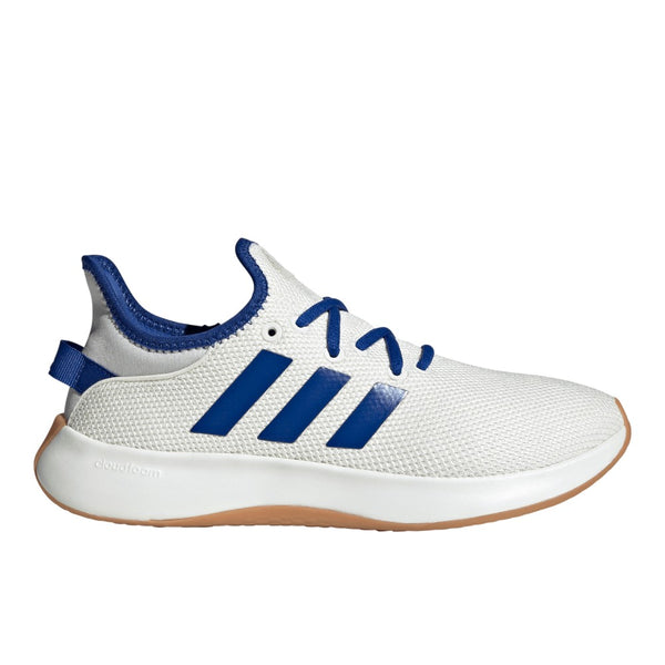 adidas Cloudfoam Pure Shoes - Women's - White / Royal Blue / Grey One