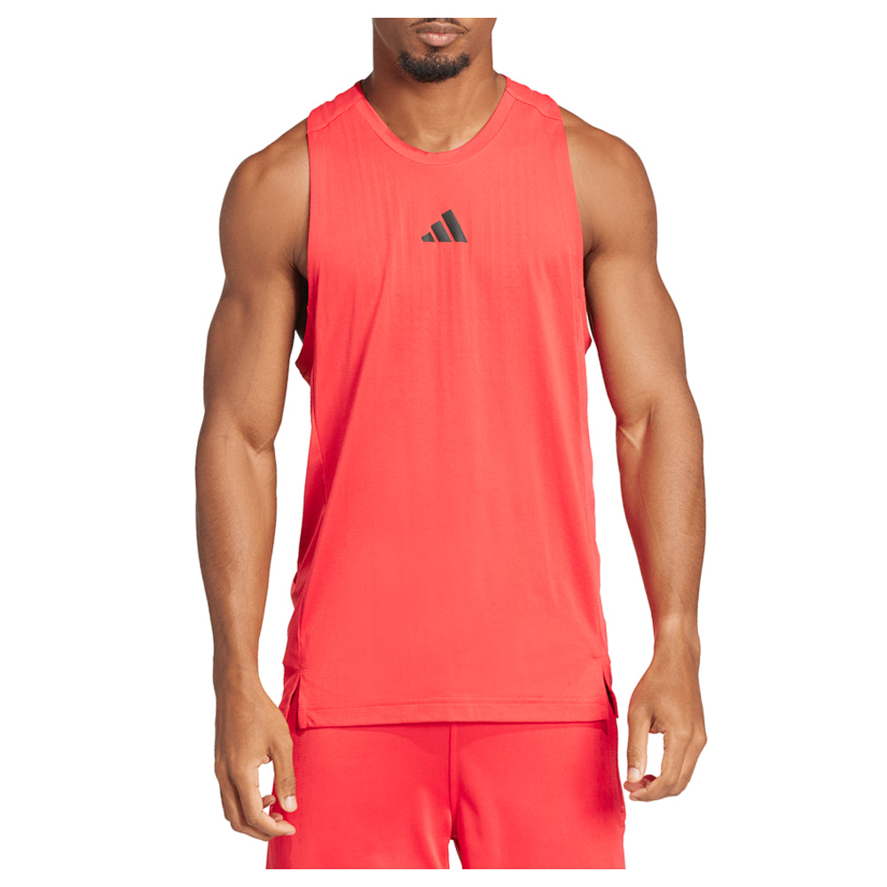 adidas AIRCHILL 赤 タンクトップ M Shop Red Mens Airchill Crew Neck Athletic Tank Top – Shoebacca