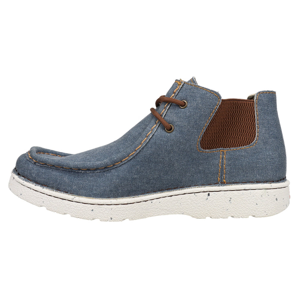justin Shop Blue Mens Justin Boots Hudson Moc Toe Chukka Boots – Shoebacca