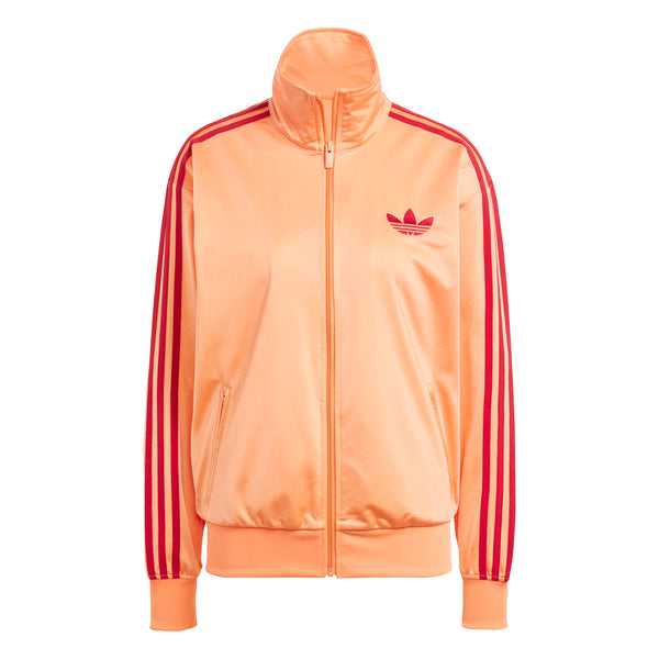 adidas firebird track jacket トラックジャケット Shop Orange Womens Adicolor Classic Firebird Loose Track Full Zip