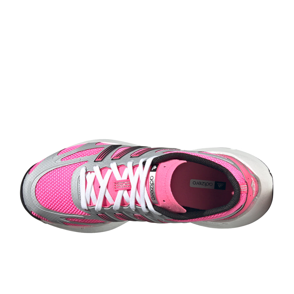 Shop Pink Womens Adizero Aruku Lace Up Sneakers – Shoebacca
