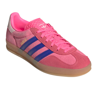 Shop Pink Womens Gazelle Indoor Lace Up Sneakers – Shoebacca