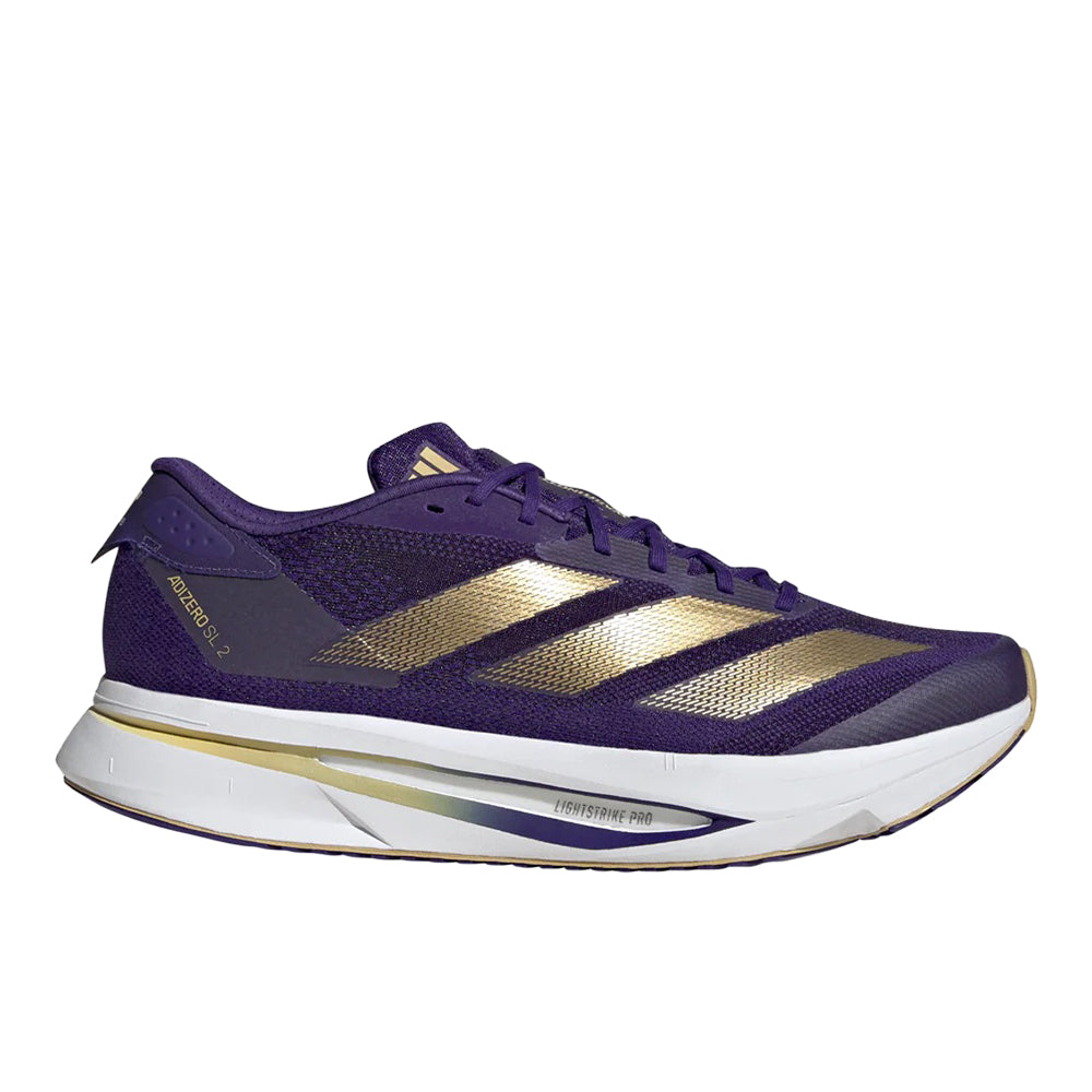 Shop Purple Mens Adizero SL2 Washington Huskies Running Shoes
