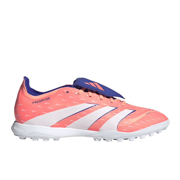Shop Pink Mens Predator League Fold-Over Tongue Turf Soccer  display picture 3