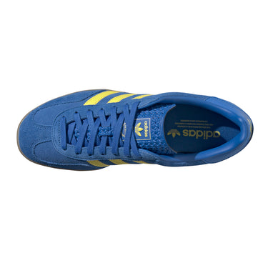 Shop Blue Mens Gazelle Indoor Lace Up Sneakers – Shoebacca