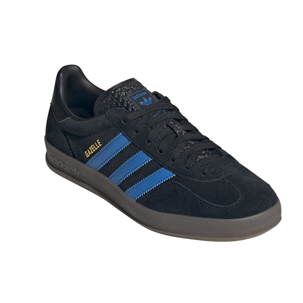 Shop Black Mens Gazelle Indoor Lace Up Sneakers – Shoebacca