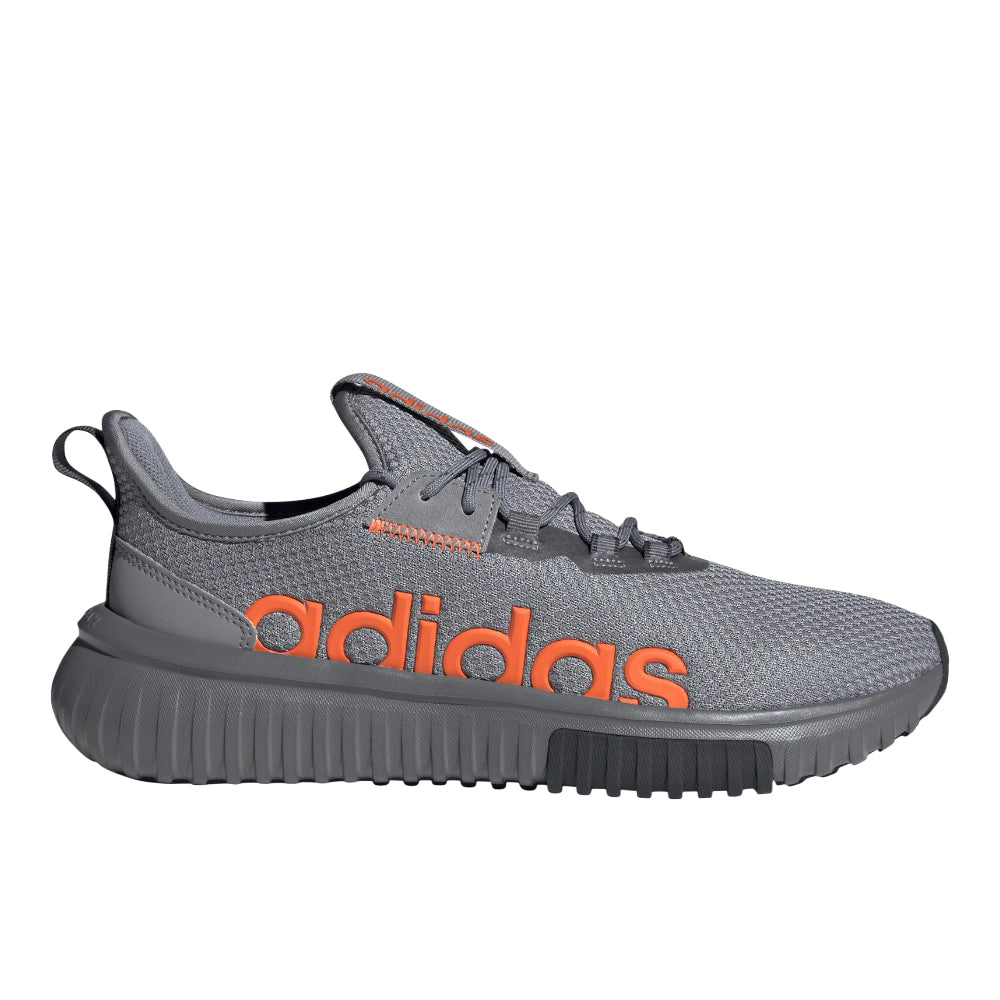 adidas Kaptir 4.0 Shoes - Men's - Grey Three / Impact Orange Four