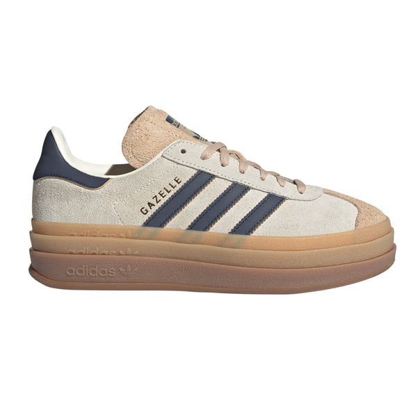 Shop Beige Womens Gazelle Bold Lace Up Sneakers – Shoebacca