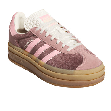 adidas Originals Gazelle Bold Women's Shadow Brown/Warm Clay/Glow Pink Shoes, Size: 7