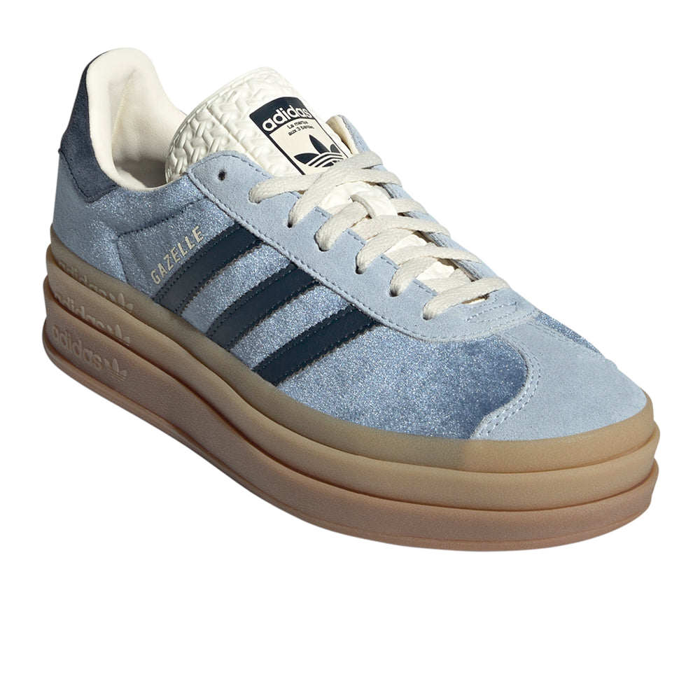 Shop Blue Womens Gazelle Bold Sneakers – Shoebacca