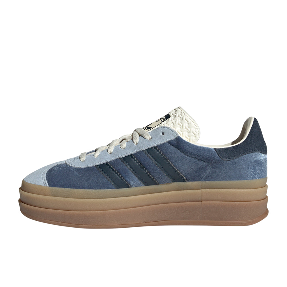 adidas gazelle silver green womens adidas Originals Gazelle Bold Women's Preloved Ink/Aurora Ink/Wonder Blue Shoes, Size: 9
