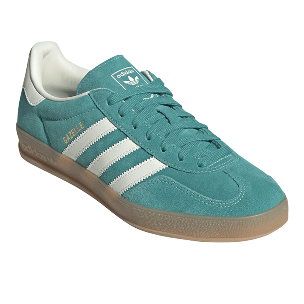 Shop Green Mens Gazelle Indoor Lace Up Sneakers – Shoebacca