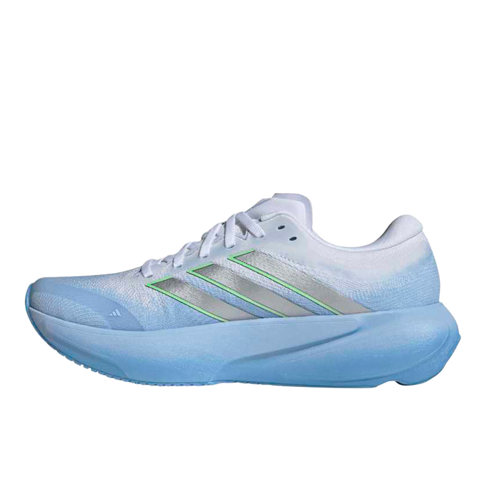 Shop Blue, Silver Womens Supernova Rise 3 Running Shoes – Shoebacca