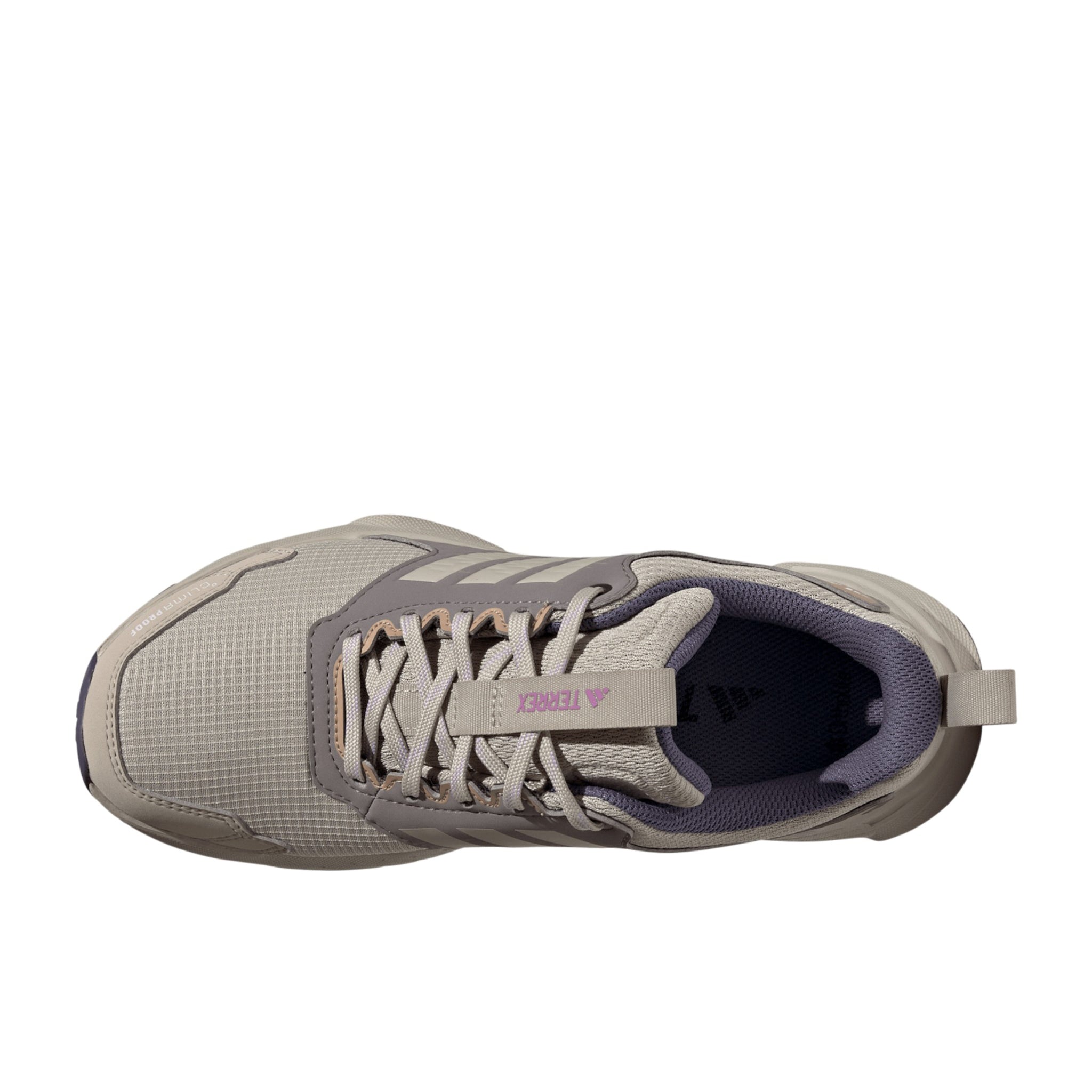 Shop Beige Womens Terrex Tracefinder 2 Clima Trail Running Shoes