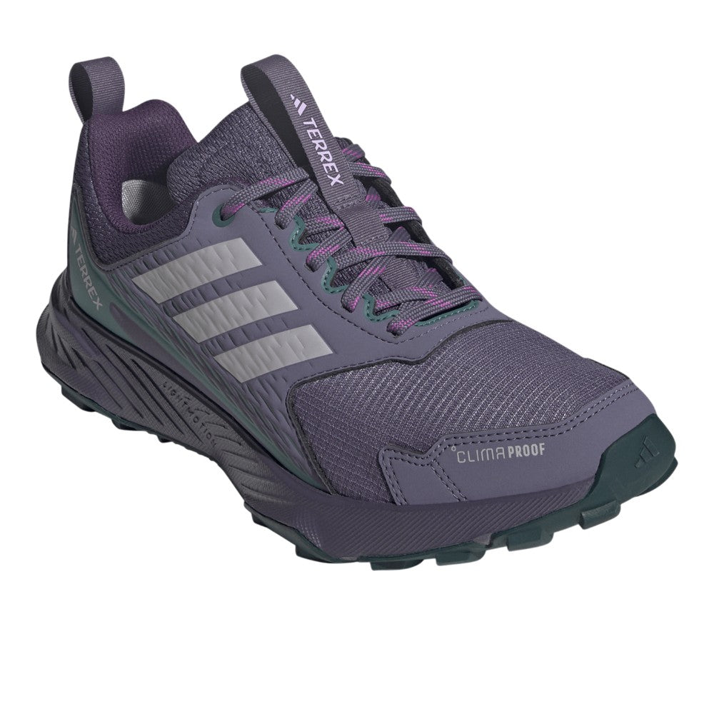 Shop Purple Womens Terrex Tracefinder 2 Clima Trail Running Shoes