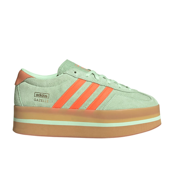 Shop Green, Orange Womens Gazelle Stack Lace Up Sneakers – Shoebacca