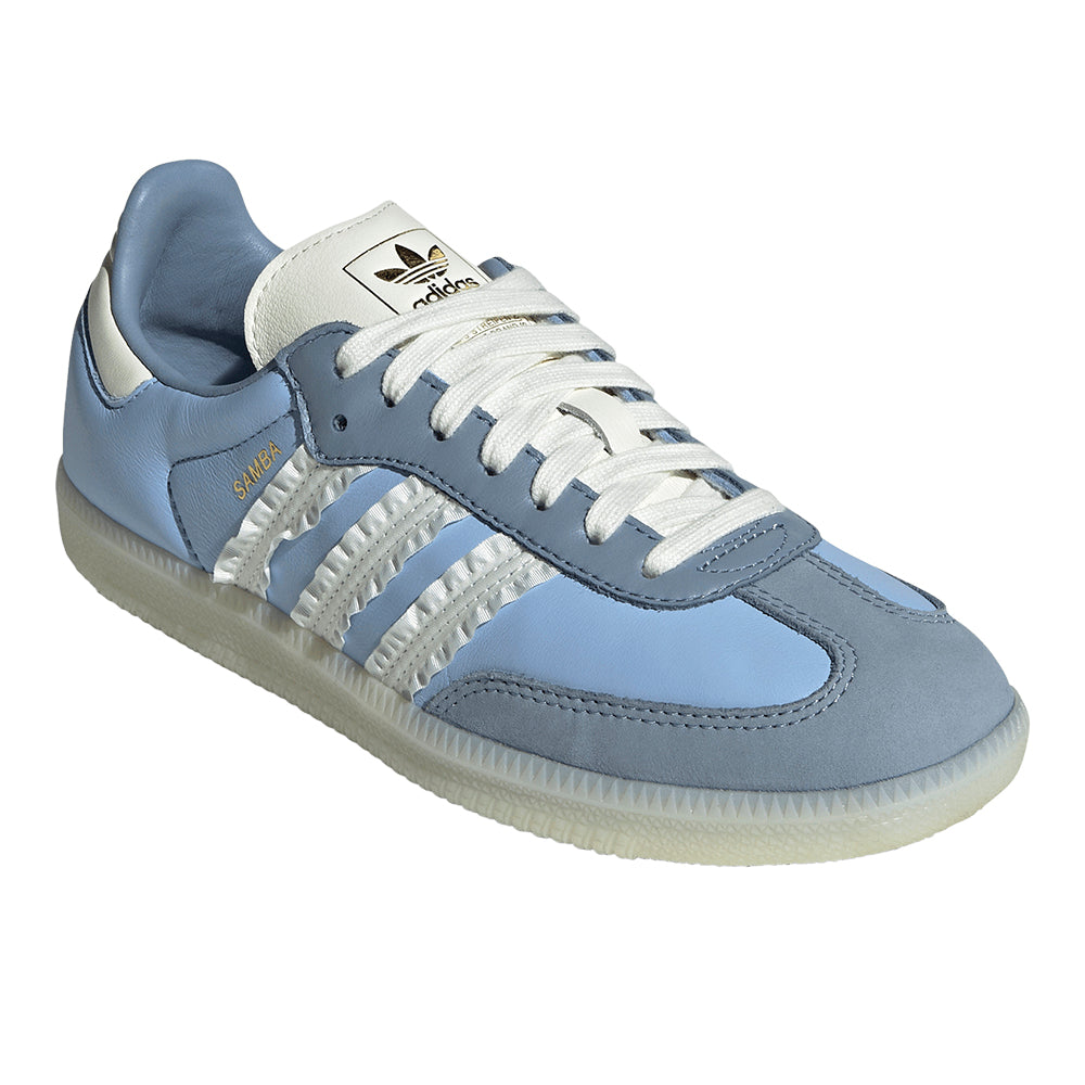 Shop Blue Womens Samba OG Lace Up Sneakers – Shoebacca