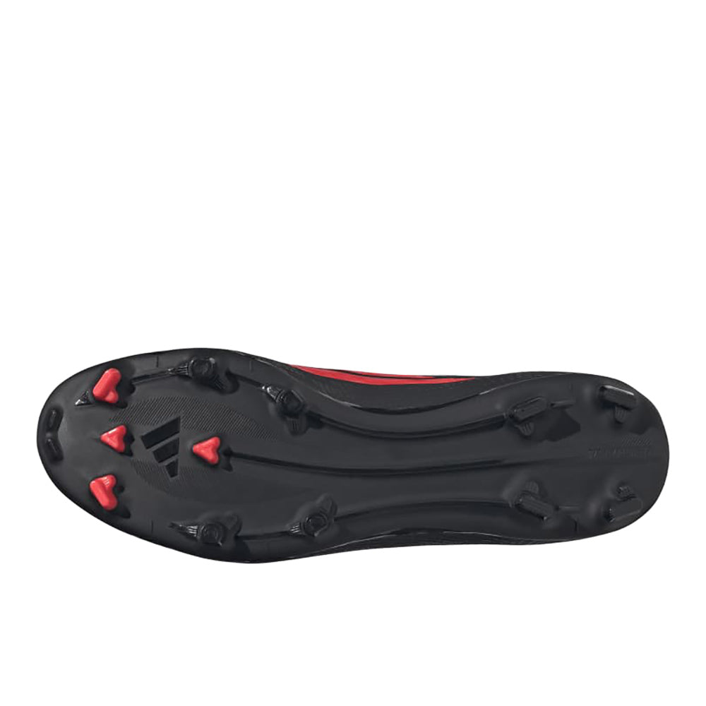Shop Black, Red Mens F50 League Mid Cut Firm Ground/Multi Ground