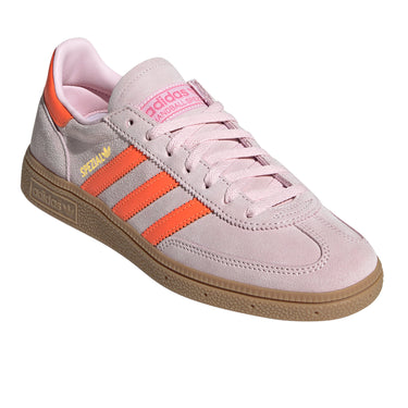 adidas Handball Spezial Shoes - Women's - Clear Pink / Solar Orange / Gum - 10 adidas Handball Spezial Shoes - Women's - Clear Pink / Solar Orange / Gum - 10