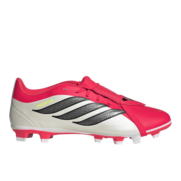 Shop Pink, White Mens Predator Club Fold-Over Tongue Firm Ground