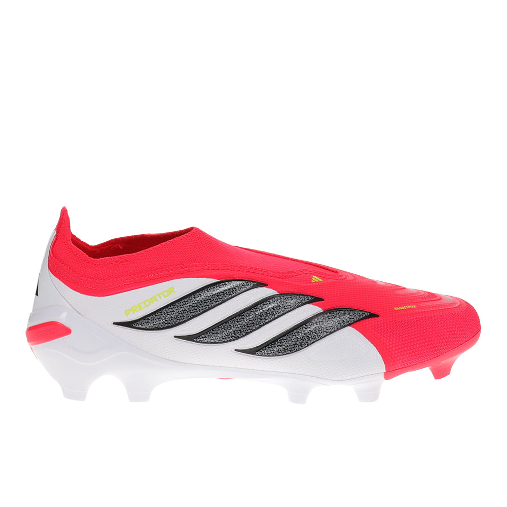adidas Predator League Laceless Firm Ground Soccer Cleats Red M 11.5 / W 12.5