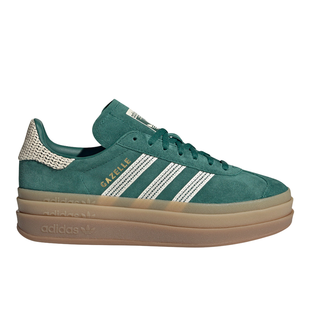 adidas Gazelle Bold Shoes Collegiate Green 5 - Womens Originals Shoes adidas Gazelle Bold Shoes Collegiate Green 5 - Womens Originals Shoes