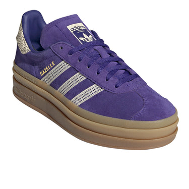 adidas Gazelle Bold Shoes - Women's - Purple / Wonder White / Gold - 9.5 adidas Gazelle Bold Shoes - Women's - Purple / Wonder White / Gold - 9.5