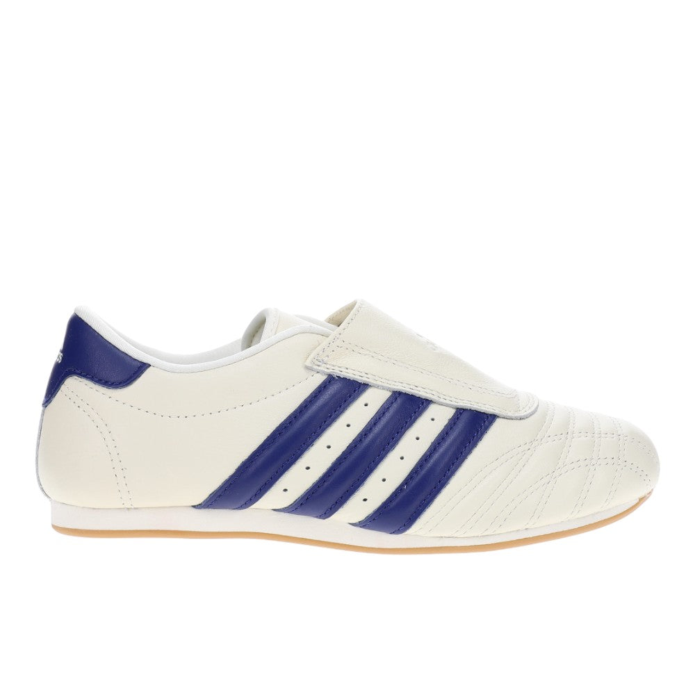 Women's adidas Taekwondo Shoes Cream White/Victory Blue/Gum / 7.5