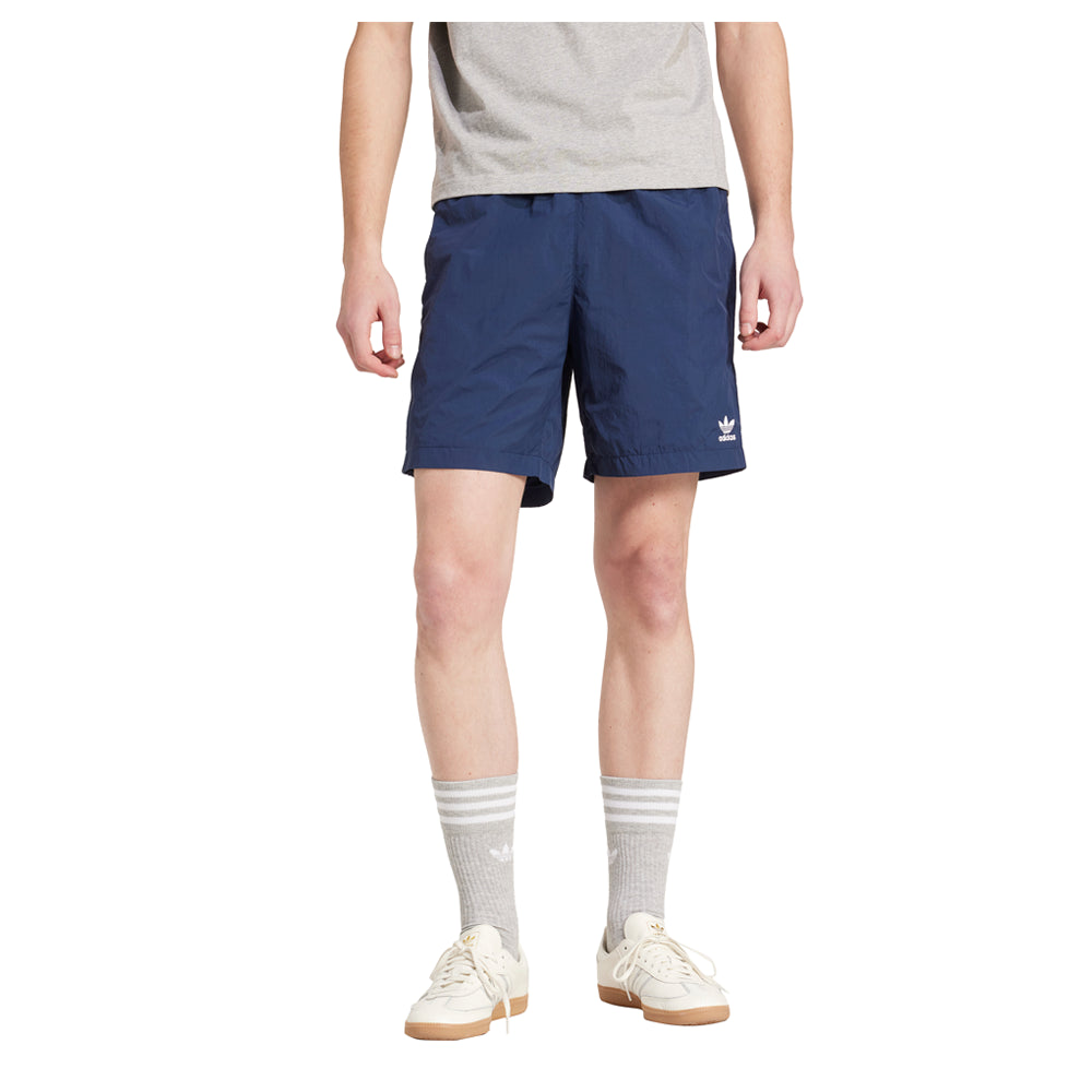 正規品　 Arrival & Icon Shorts Shop Blue Mens Trefoil Essentials Woven Shorts – Shoebacca