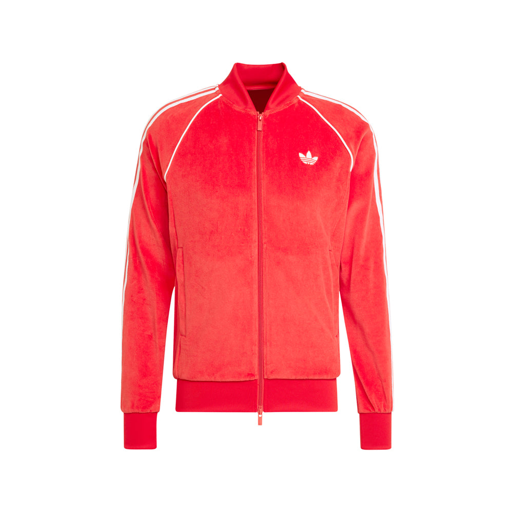 Shop Orange Mens SST Adicolor Velour Full Zip Track Jacket – Shoebacca