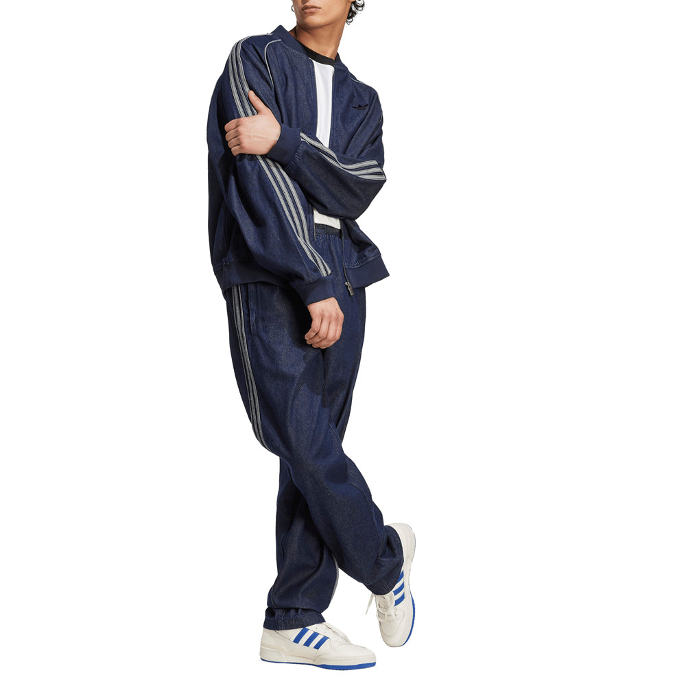 Shop Blue Mens SST Adicolor Loose SST Denim Stone Jacket – Shoebacca