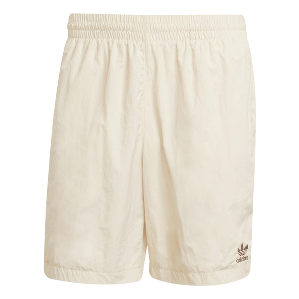 Shop White Mens Trefoil Essentials Woven Shorts – Shoebacca
