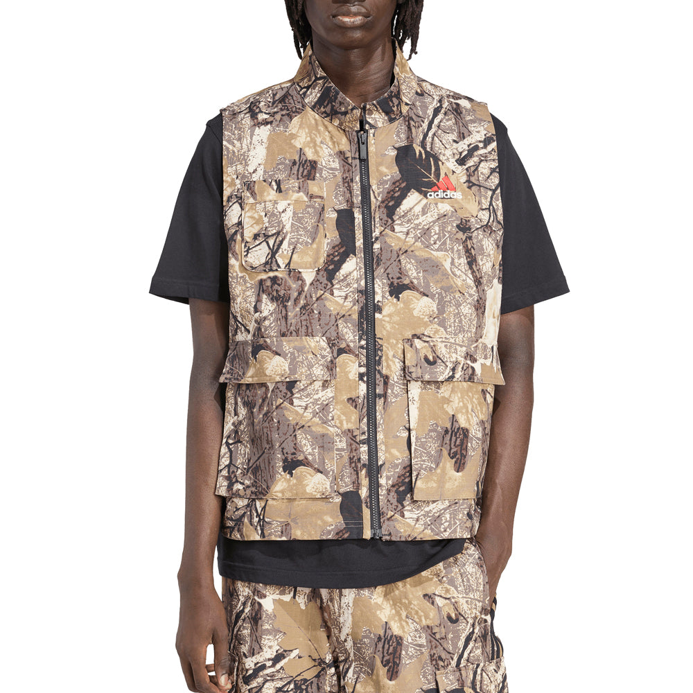 Shop Brown Mens Originals Camo Full Zip Vest – Shoebacca
