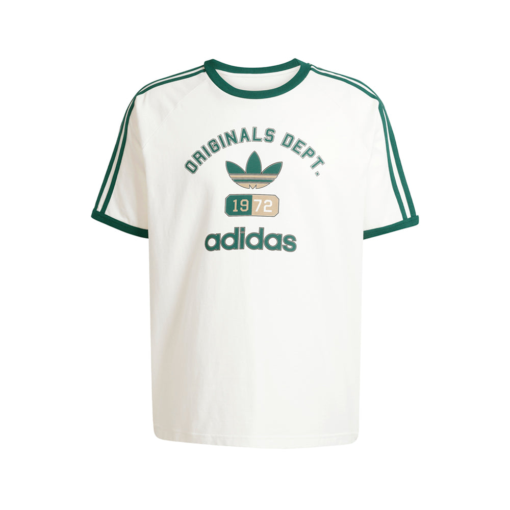 Shop Off White Mens 3-Stripes Originals Dept. Graphic Crew Neck