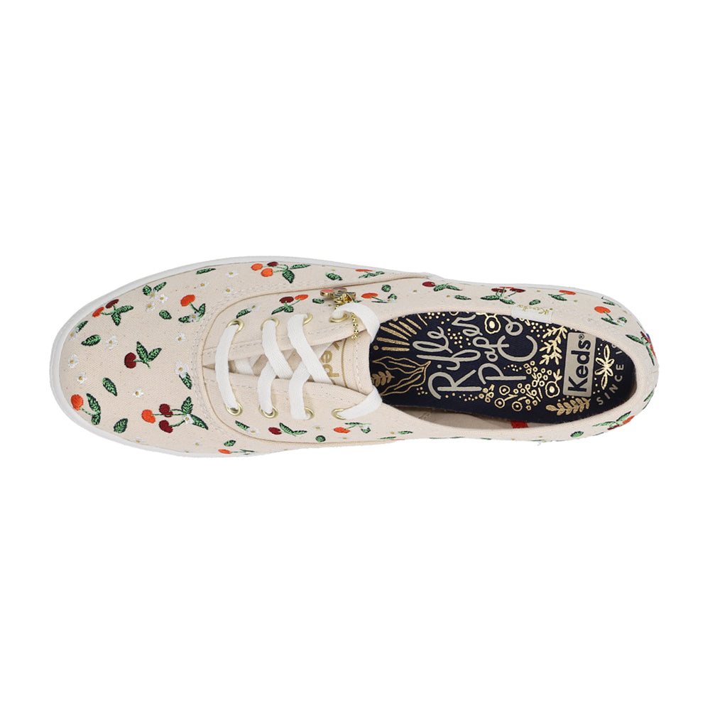 [ KEDS]★VINTAGE CHAMPION RIFLE PAPER HIDE RANGER Shop Off White Womens Keds Champion Graphic Lace Up Sneakers