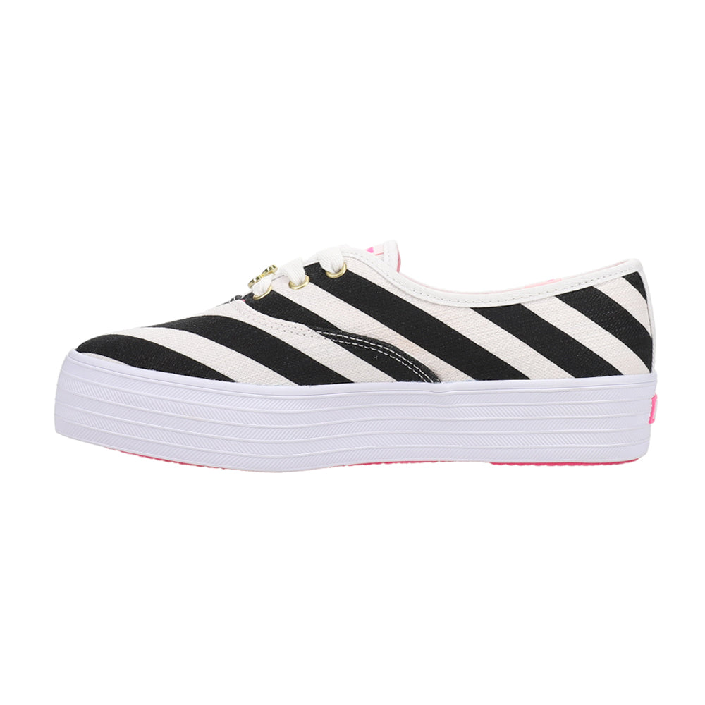 Shop Black, White Womens Keds Keds x Barbie Point Striped Canvas Lace Up Sneakers Shoebacca Shop Black, White Womens Keds Keds x Barbie Point Striped Canvas Lace Up Sneakers Shoebacca