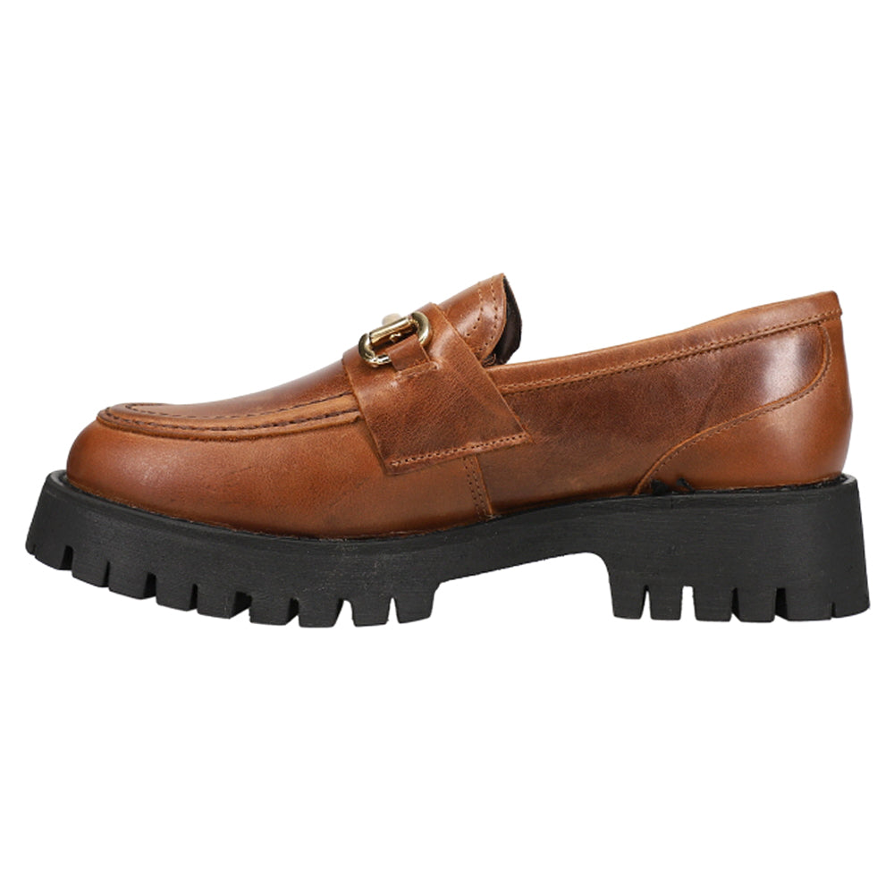 Shop Brown Womens Steve Madden Lando Lug Sole Loafers – Shoebacca