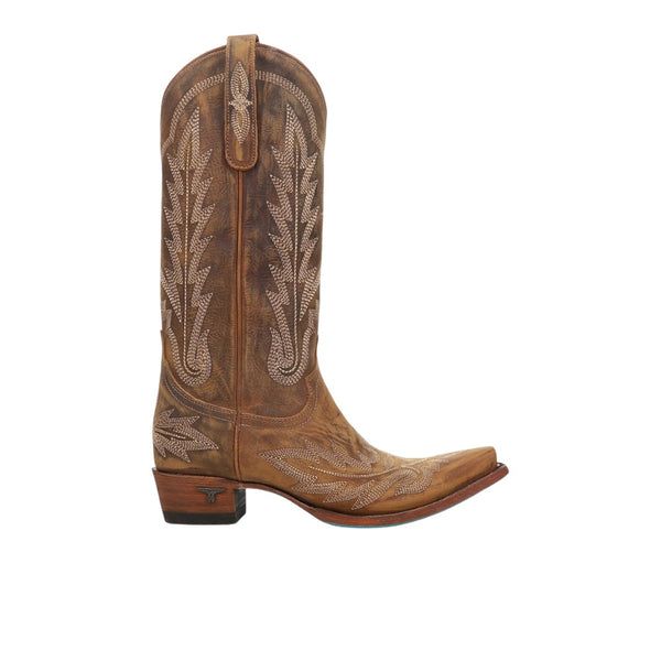 Shop Brown Womens Lane Lexington Embroidered Snip Toe Boot – Shoebacca