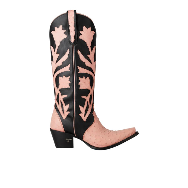 Shop Pink Womens Jolene Exotic Ostrich Cowboy Boots – Shoebacca