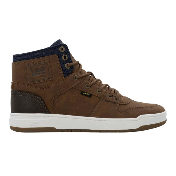 Men's Lee Daybreaker Hi Sneakers 10.5 Regular British Tan/Chocolate