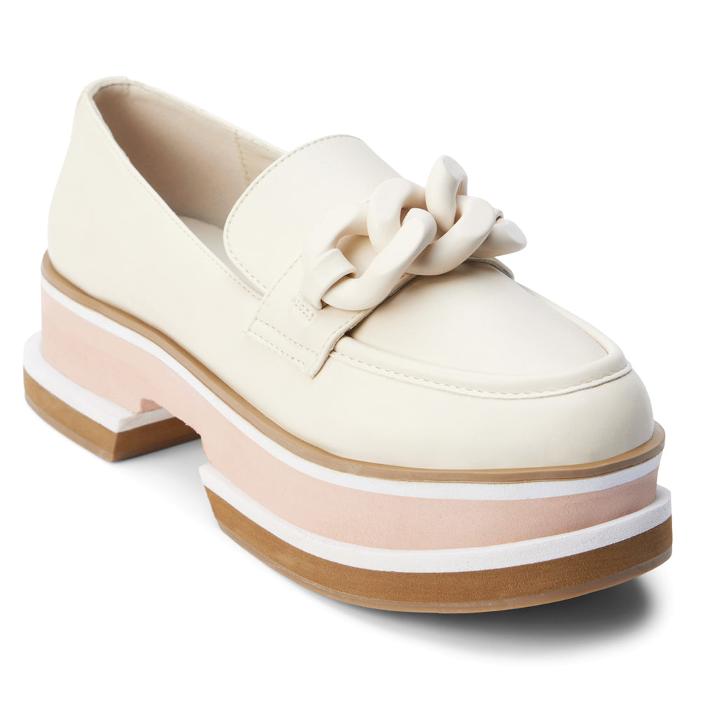 Shop Off White Womens COCONUTS by Matisse Madison Platform Loafers