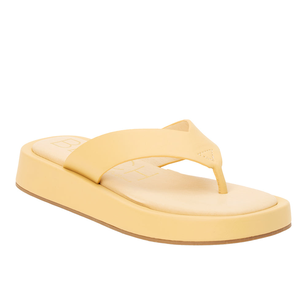 Shop Yellow Womens Mallorca Platform Flip Flop Sandals – Shoebacca