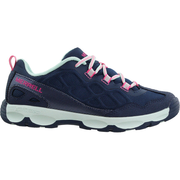 Shop Blue Girls Merrell Chameleon Low Sneakers (Little Kid-Big