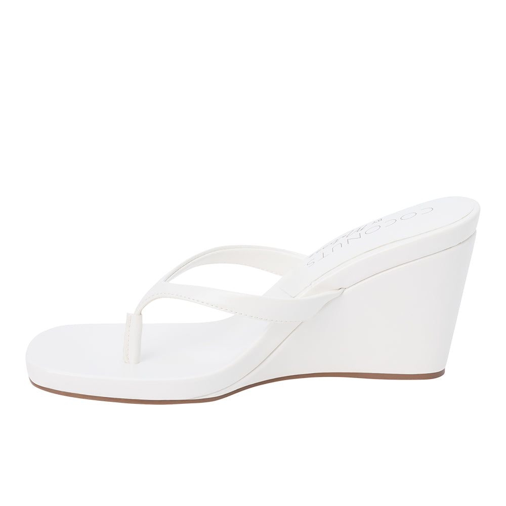 Shop White Womens Murphy Wedge Sandals – Shoebacca