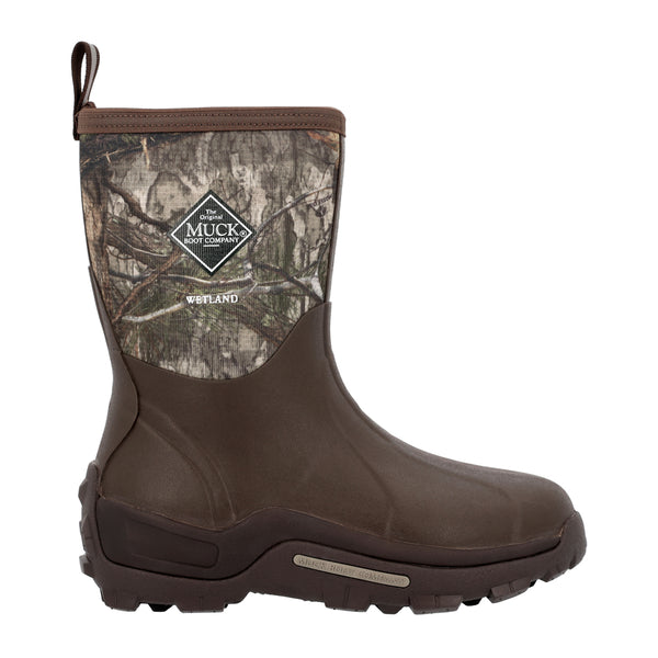 Shop Brown Mens Wetland Mid Round Toe Pull On Boots – Shoebacca display picture 2