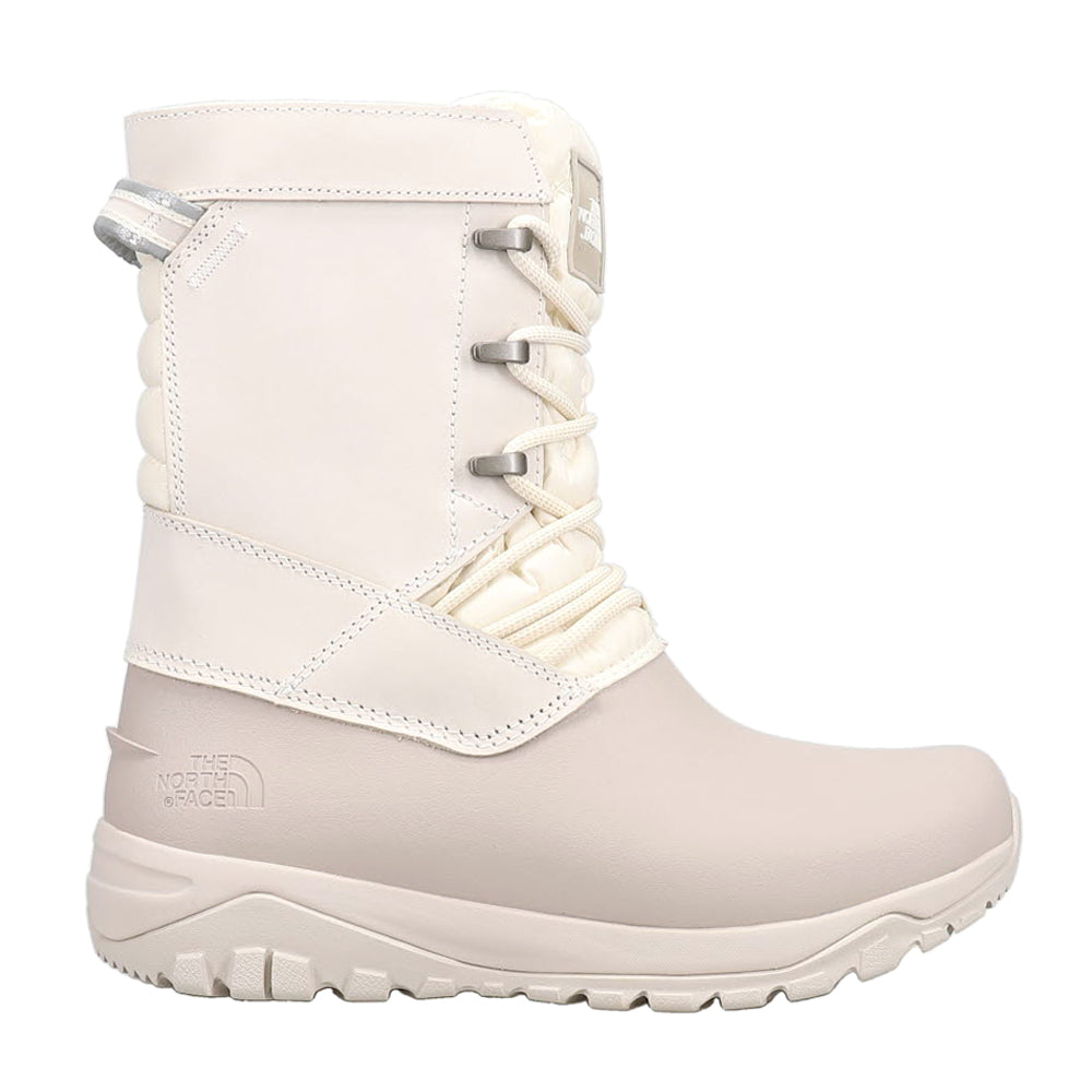 Shop Grey, White Womens The North Face Yukiona Mid Snow Boots â Shoebacca
