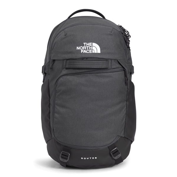 The North Face Router Backpack: Asphalt Grey Light Heather/Black The North Face Router Backpack: Asphalt Grey Light Heather/Black