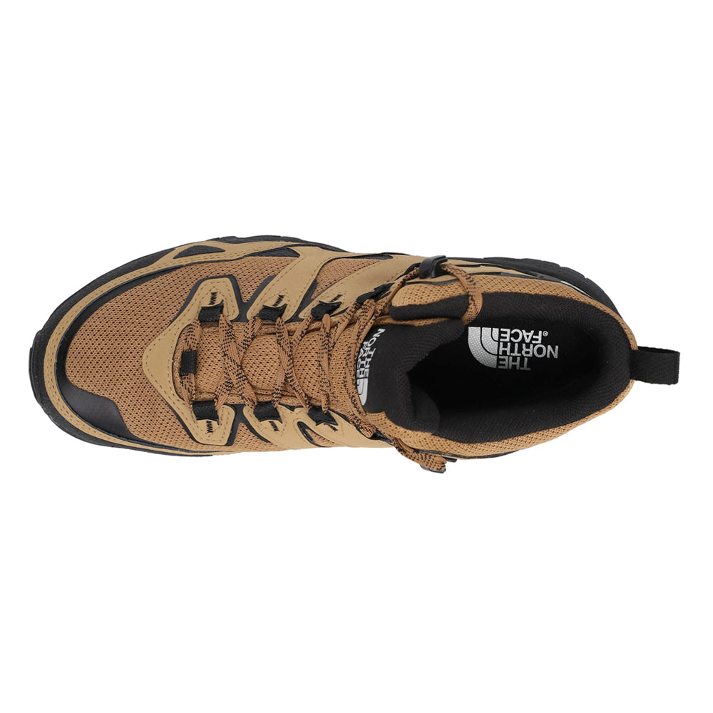 Shop Black, Brown Mens The North Face Hedgehog 3 Mid Waterproof Lace Up ...