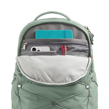 The North Face Women's Borealis Luxe Backpack - Slate Moss/Burnt Coral Metallic